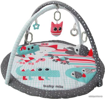 Развивающий коврик Baby Mix Крокодил и друзья 43406