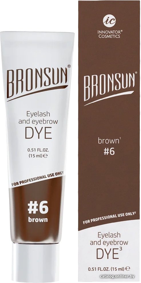 Краска Bronsun №6 коричневый (15 мл)