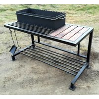 Мангал для дачи Феост Лофт-1, сталь 5 мм