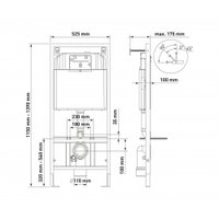 Унитаз подвесной Berges Wasserhaus Novum 043267