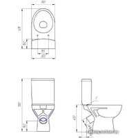 Унитаз напольный Cersanit Geo [S-KO-GEO031-3-6-DL-w]