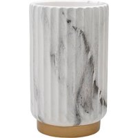 Ваза Вещицы Рельеф Cha31-S (мраморный/золотой)