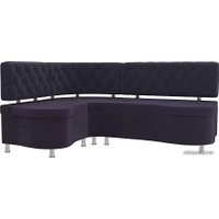 Угловой диван Лига диванов Вегас 105174 (левый, фиолетовый)