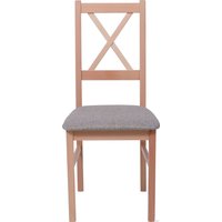 Стул DREWMIX Nilo 10 (серо-бежевая ткань 5в/бук)