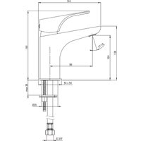 Смеситель Deante Niacynt Nero BQH N20M (черный)