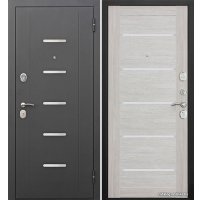 Металлическая дверь Garda Муар Царга Лазер 205x96 (лиственница, левый)