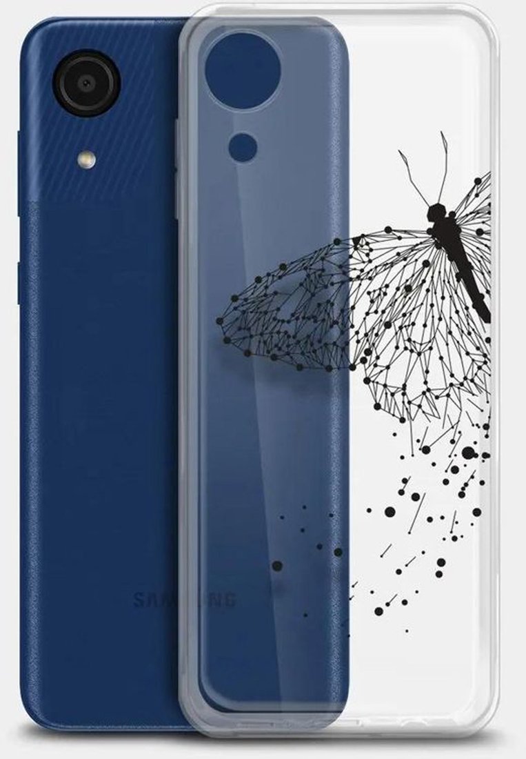 Чехол для телефона BoraSCO ArtWorks для Samsung Galaxy A03 Core 51378 (прозрачный/рисунок)
