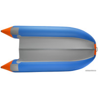 Моторно-гребная лодка Roger Boat Hunter Keel 3200 (малокилевая, синий/оранжевый)