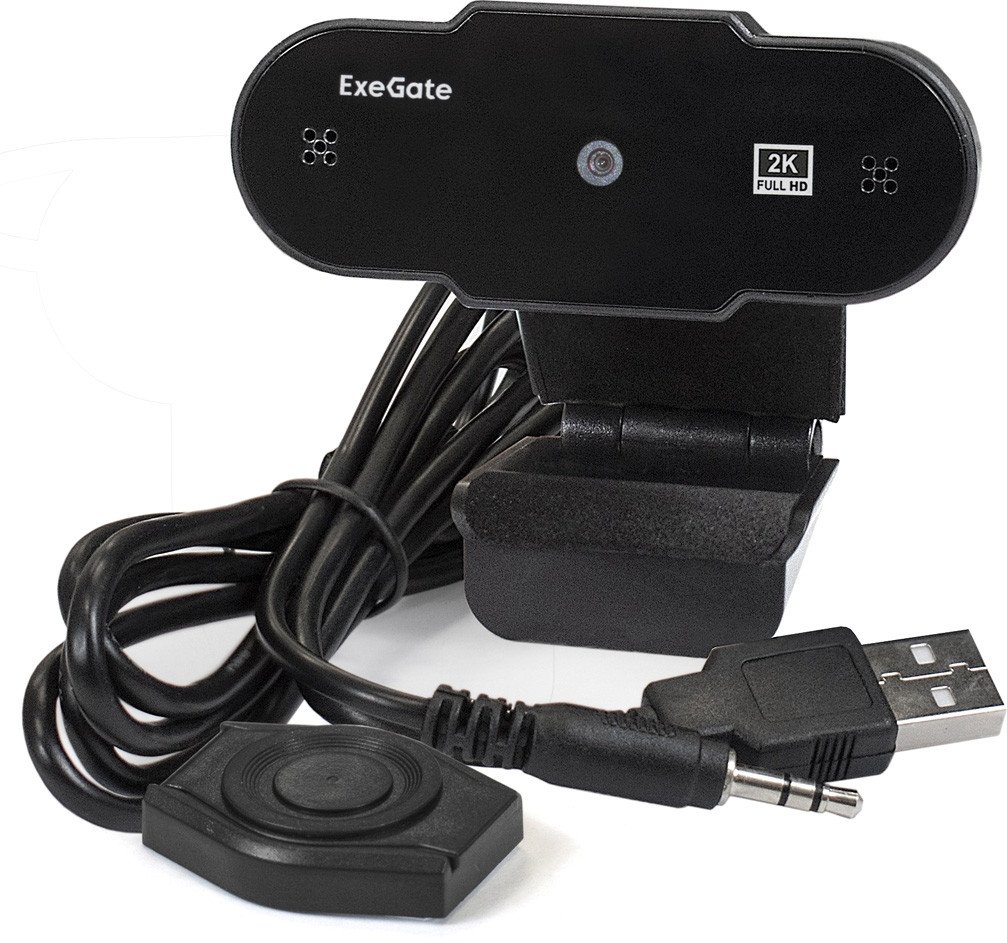 Веб-камера ExeGate BlackView C931 2K Tripod EX287439RUS