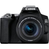 Зеркальный фотоаппарат Canon EOS 200D II Kit 18-55mm IS STM (черный)