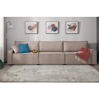 Диван Mio Tesoro Дюссельдорф 293 1.5ек-1.5ек-1.5ек (1176 Savanna Plus Mocca)