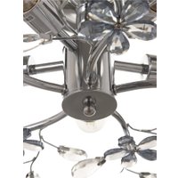 Припотолочная люстра BayerLux Цветы 10777419 (хром)