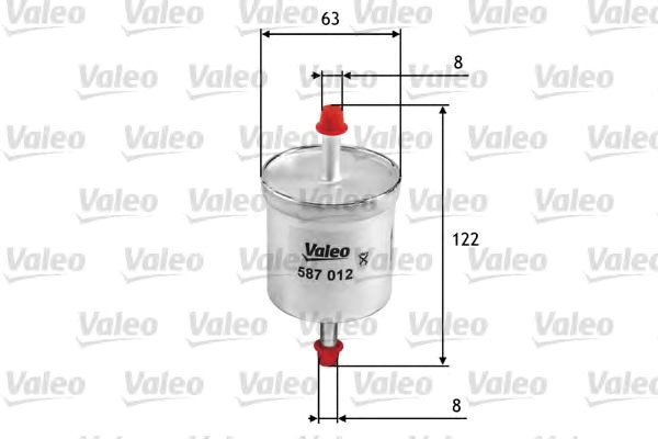 

Топливный фильтр Valeo 587012