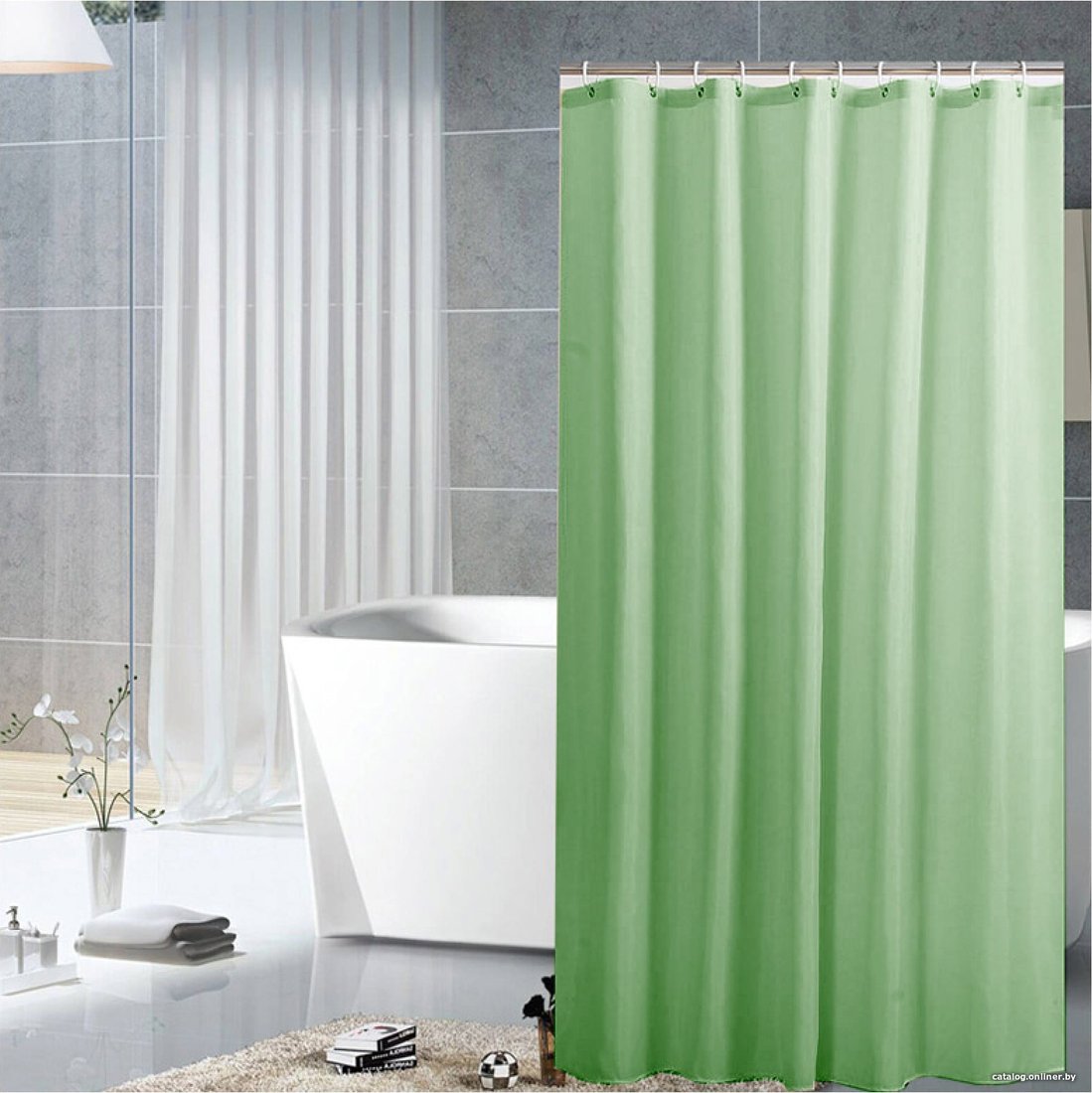Шторка-занавеска для ванны Рыжий кот 005748