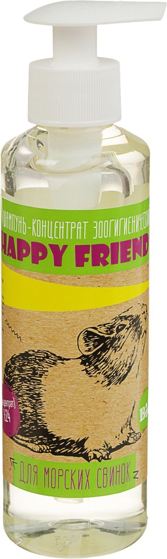 

Концентрат шампуня Happy Friends для морских свинок 240 мл
