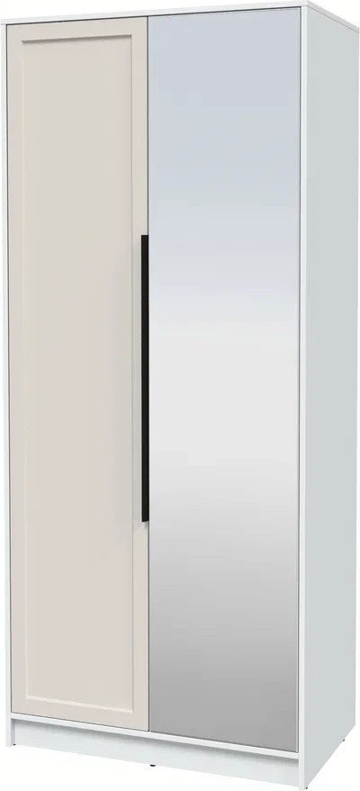 

Шкаф распашной Интерлиния Концепт Тренд КТ-Ш2(з) (белый платинум/кашемир)