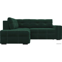 Угловой диван Mebelico Леос 105858 (левый, зеленый)