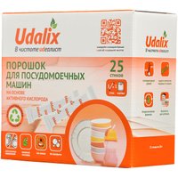 Порошок для посудомоечной машины Udalix на основе активного кислорода (25 стиков)