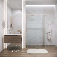 Душевой уголок Grossman Galaxy 100x90x195 120.K33.01.1090.32.00 (золото сатин/прозрачное стекло)