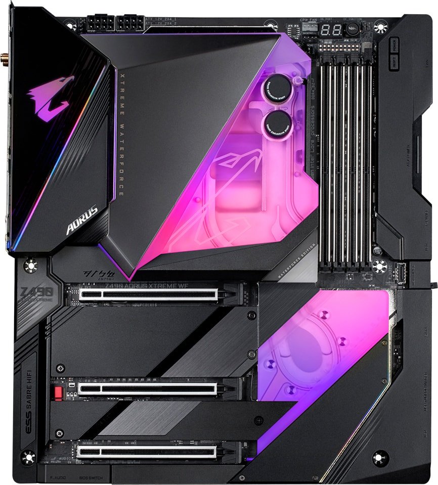 

Материнская плата Gigabyte Z490 Aorus Xtreme Waterforce (rev. 1.x)