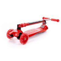 Двухколесный детский самокат Полесье Со складной ручкой 0072C 94407 (красный)