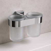 Набор стаканов для зубной щетки и пасты Lauter 21TS3016 (Chrome)