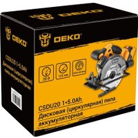 Дисковая (циркулярная) пила Deko CSDU20 083-1104 (с 1-им АКБ)