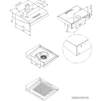 Кухонная вытяжка MAUNFELD MPA 50 (коричневый)