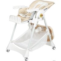 Высокий стульчик ForKiddy Podium Toys 0+ (кремовый, дуга зоопарк)