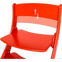 Растущий стул Друг Кузя Растущий Павлин (красный)