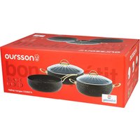 Набор кастрюль Oursson CS2607A/BL