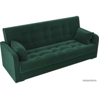 Диван Лига диванов Надежда 103073 (велюр, зеленый)