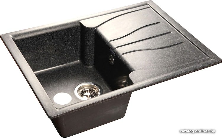 Кухонная мойка GranFest Standart GF-S680L (черный)