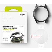Чехол Ringke Slim & Tempered Glass для Galaxy Watch 7 (40mm) Titanium Black
