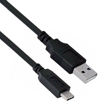 ExeGate EX272346RUS USB Type-A - USB Type-C (1 м, черный)