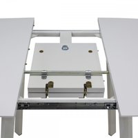 Кухонный стол Виста Милан-4-ПН 80x80/110 (белый/муар белый)