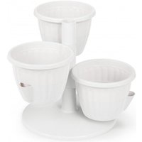 Горшок Альтернатива Каскад М8067 (белый)