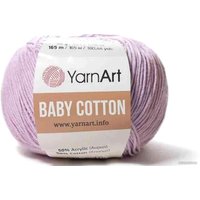 Пряжа для вязания Yarnart Baby Cotton 416 50 г 165 м (сирень)