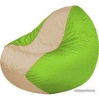 Кресло-мешок Flagman Classic К2.1-179 (салатовый/бежевый)
