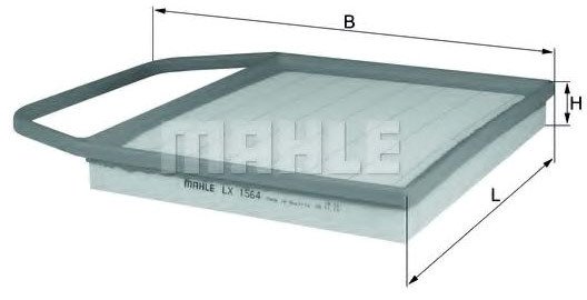 

Воздушный фильтр Mahle Knecht LX1564