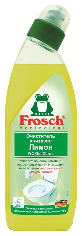 

Средство для унитаза Frosch Средство чистящее для унитаза лимон 0.75 л