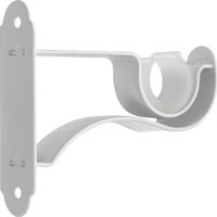 Карниз для штор Sundays Home Волна Шар Перламутр 25мм однорядный (белый глянец, 2.4м)