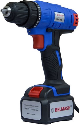 Дрель-шуруповерт Belmash (Белмаш) 18DR15-LI (с 2-мя АКБ, кейс)