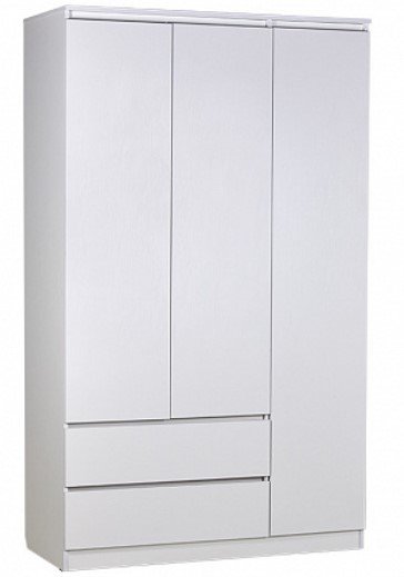 

Шкаф распашной Polini Kids Simple 1915 с ящиками 0002799.9 (белый)