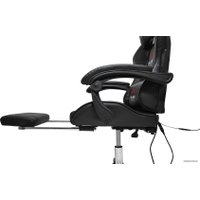 Игровое (геймерское) кресло Calviano Avanti Ultimato (черный, с подножкой)