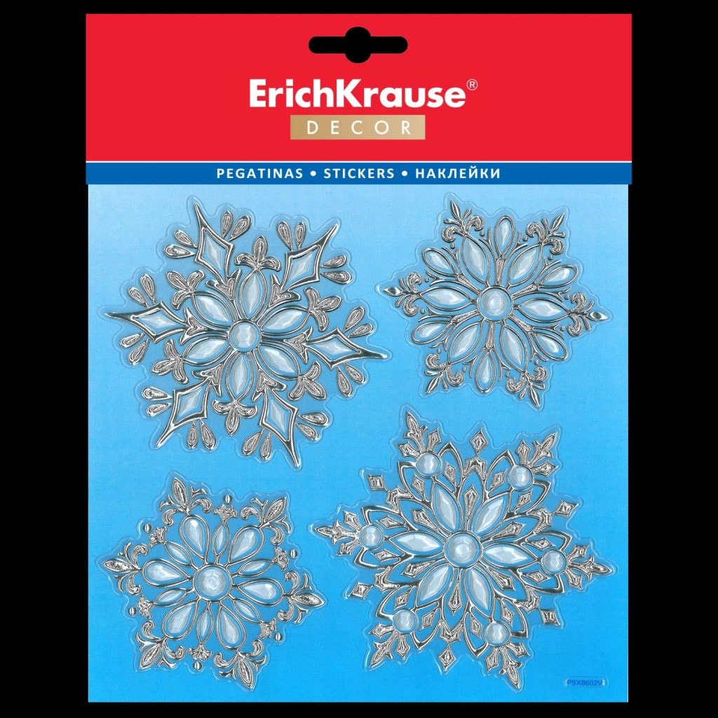 

Наклейка на окно Erich Krause Decor Жемчужный снегопад 45727
