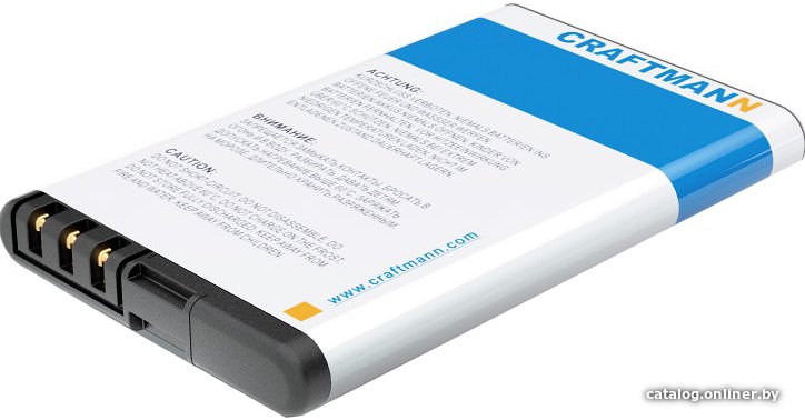 Аккумулятор для телефона Craftmann C1.01.024 (совместим с Nokia BL-5J)