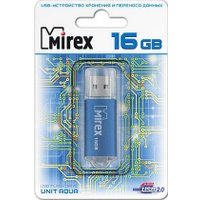 USB Flash Mirex UNIT AQUA 16GB (13600-FMUAQU16)