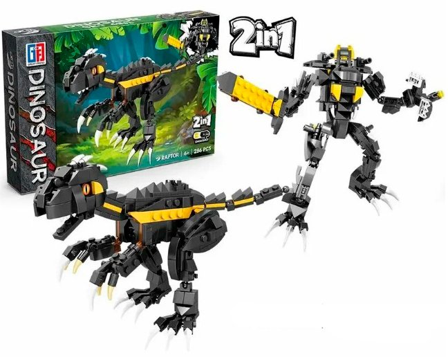 

Конструктор Great Friend Raptor Dinosaur 123-639
