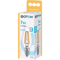 Светодиодная лампочка Фотон LED FL B35 7W E14 3000K
